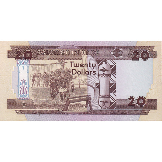 Bankovka, 
  
  Šalamounovy ostrovy, 
  
  20 dolarů