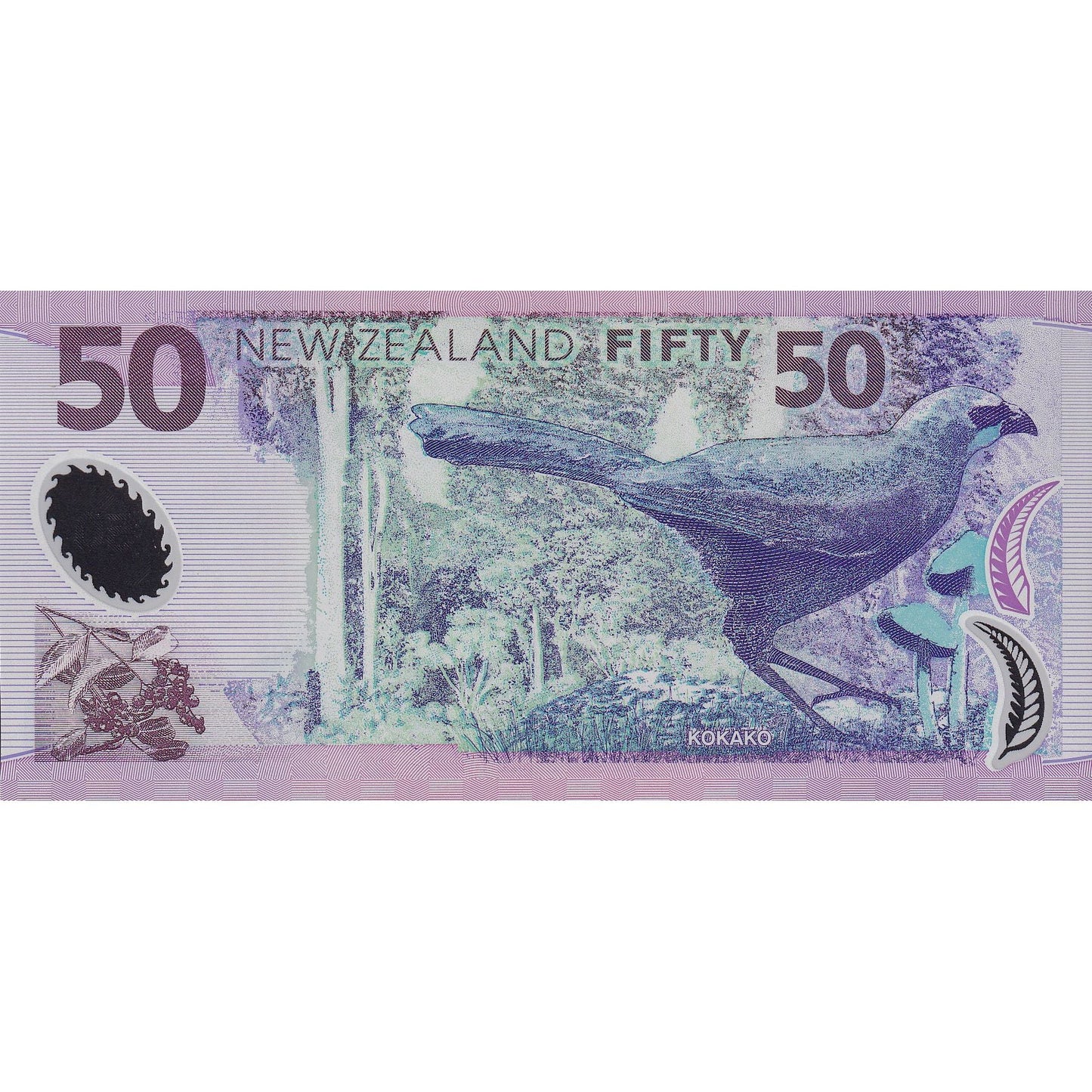 Bankovka, 
  
  Nový Zéland, 
  
  50 dolarů