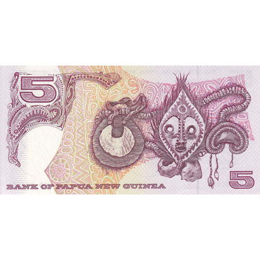 Bankovka, 
  
  Papua Nová Guinea, 
  
  5 Čína