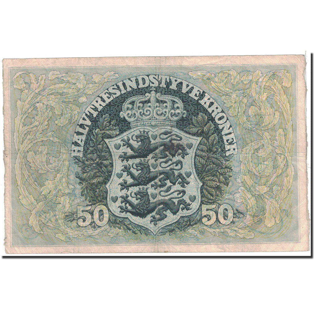 Bankovka, 
  
  Dánsko, 
  
  50 korun