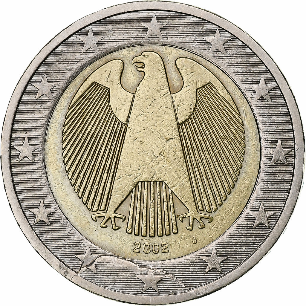 NĚMECKO - FEDERÁLNÍ REPUBLIKA, 
  
  2 eura, 
  
  2002