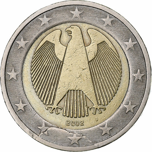 NĚMECKO - FEDERÁLNÍ REPUBLIKA, 
  
  2 eura, 
  
  2002