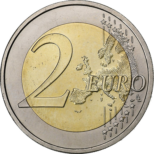 Lotyšsko, 
  
  2 eura, 
  
  2014