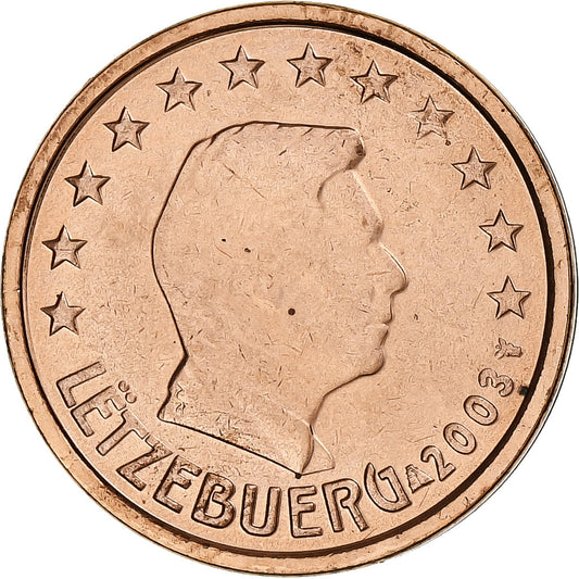 Lucembursko, 
  
  Henri, 
  
  2 euro centy