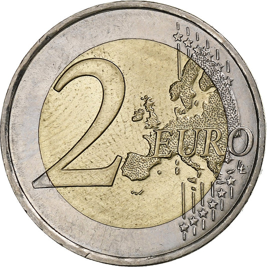 Francie, 
  
  2 eura, 
  
  Traité de l'Elysée