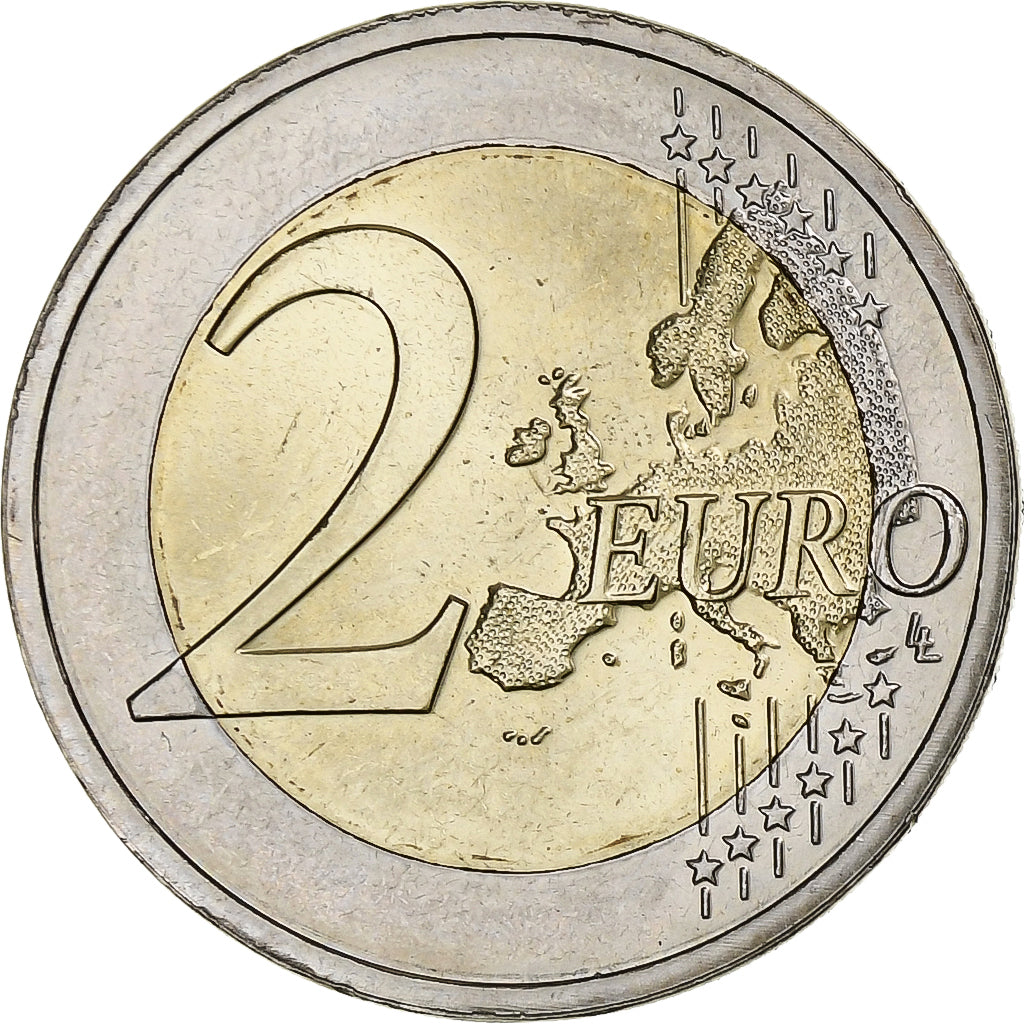 Malta, 
  
  2 eura, 
  
  Většinové zastoupení