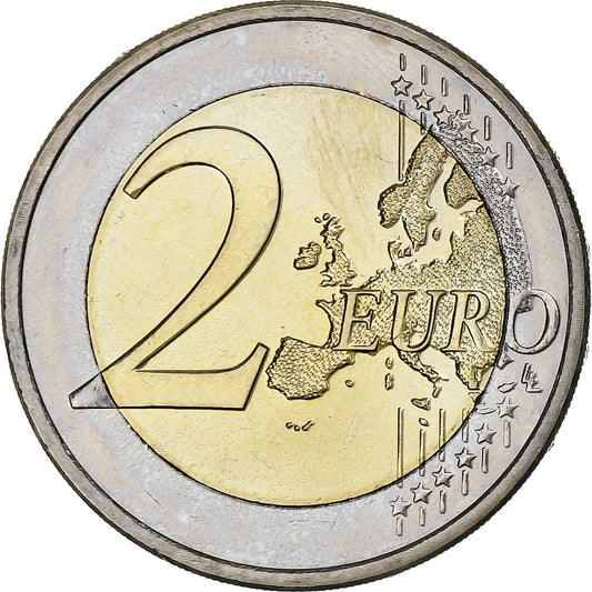 Lucembursko, 
  
  2 eura, 
  
  Hymne National