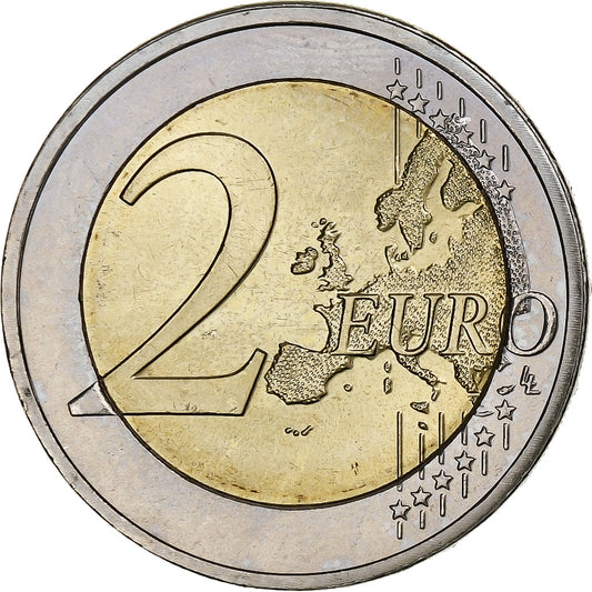 Lucembursko, 
  
  2 eura, 
  
  2014