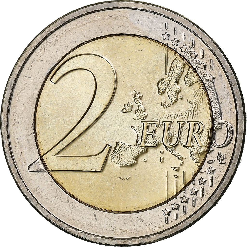 Lucembursko, 
  
  2 eura, 
  
  150 ans de la Constitution