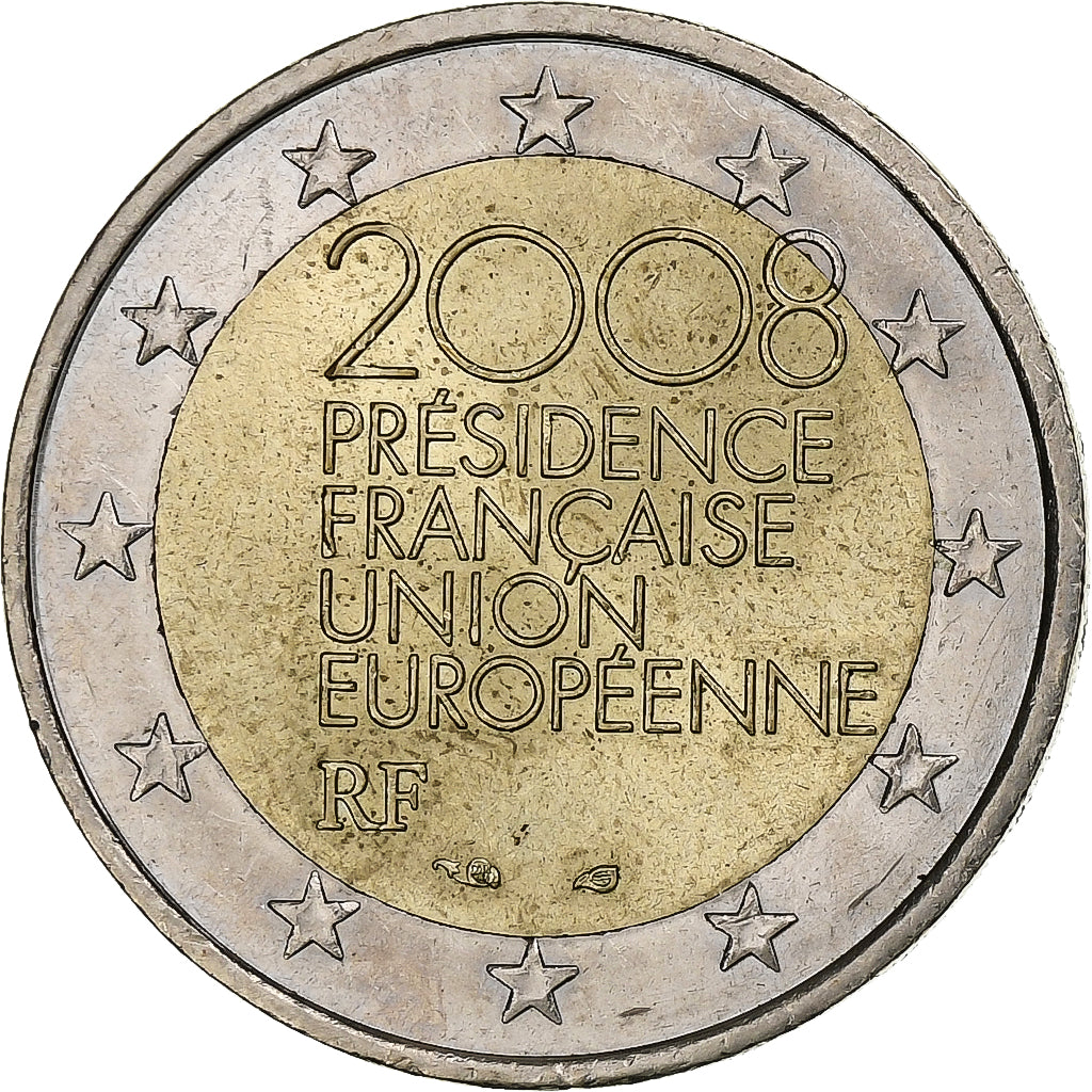 Francie, 
  
  2 eura, 
  
  2008