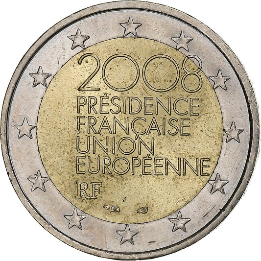 Francie, 
  
  2 eura, 
  
  2008
