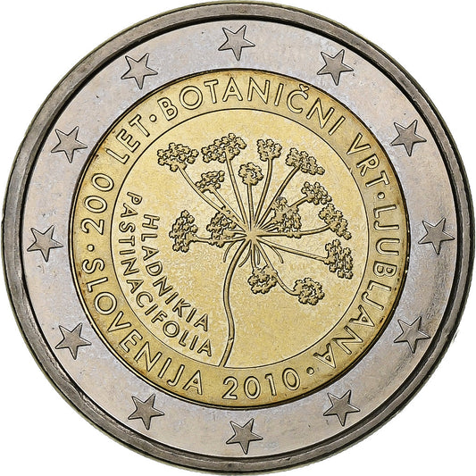 Slovinsko, 
  
  2 eura, 
  
  2010