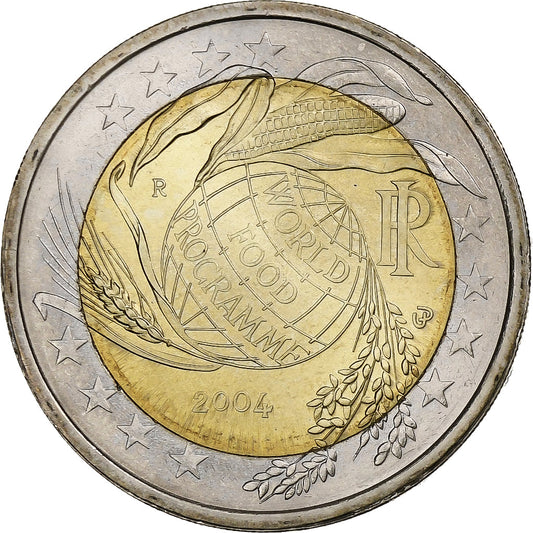 Itálie, 
  
  2 eura, 
  
  Světový potravinový program
