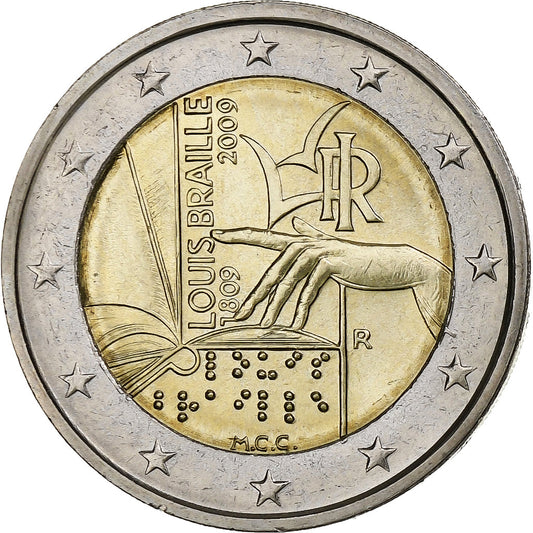Itálie, 
  
  2 eura, 
  
  2009
