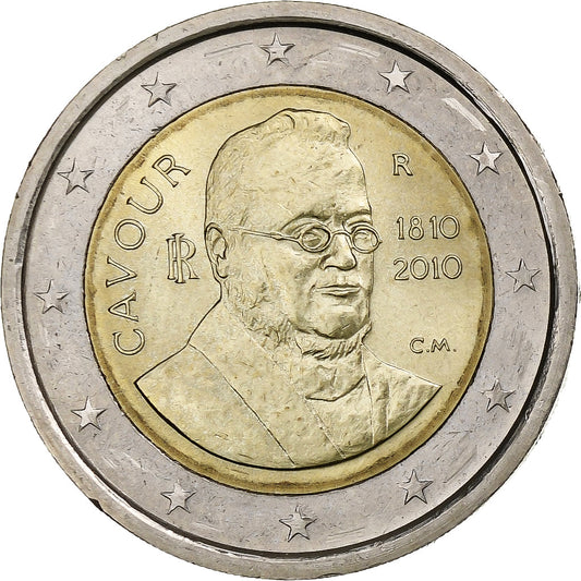 Itálie, 
  
  2 eura, 
  
  2010