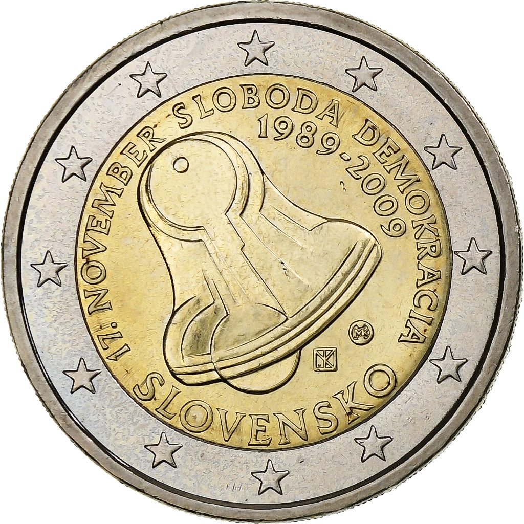 Slovensko, 
  
  2 eura, 
  
  Revoluce