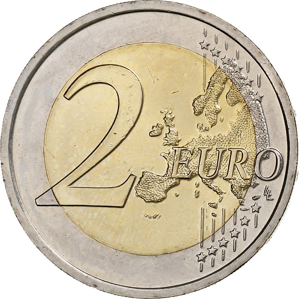 Slovensko, 
  
  2 eura, 
  
  10 let výročí adheze k EU