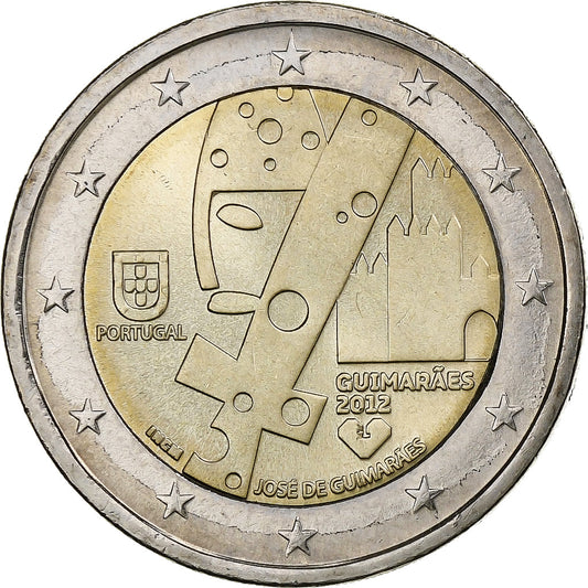 Portugalsko, 
  
  2 eura, 
  
  Guimaraes
