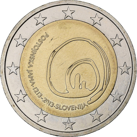 Slovinsko, 
  
  2 eura, 
  
  Postojna