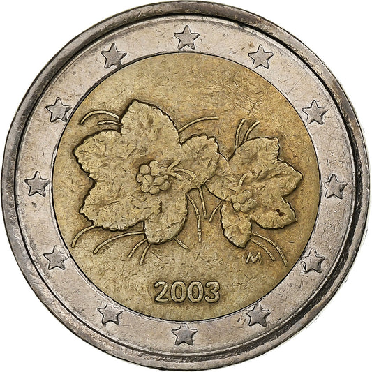 Finsko, 
  
  2 eura, 
  
  2003