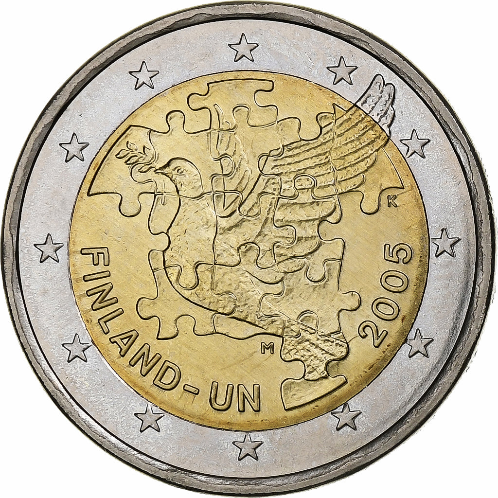 Finsko, 
  
  2 eura, 
  
  2005