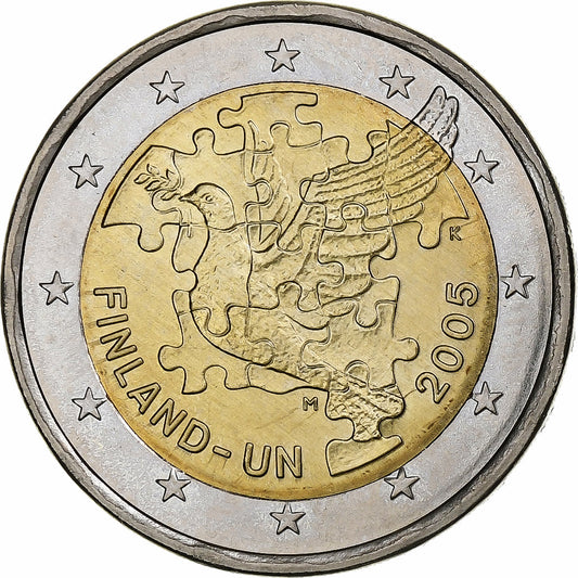 Finsko, 
  
  2 eura, 
  
  2005