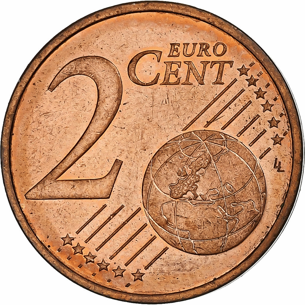 Francie, 
  
  2 euro centy, 
  
  2020
