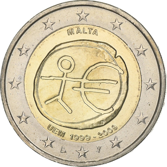 Malta, 
  
  2 eura, 
  
  2009