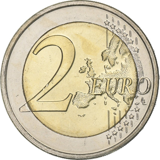 Lucembursko, 
  
  2 eura, 
  
  2016