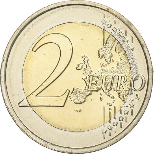 Lucembursko, 
  
  2 eura, 
  
  2015