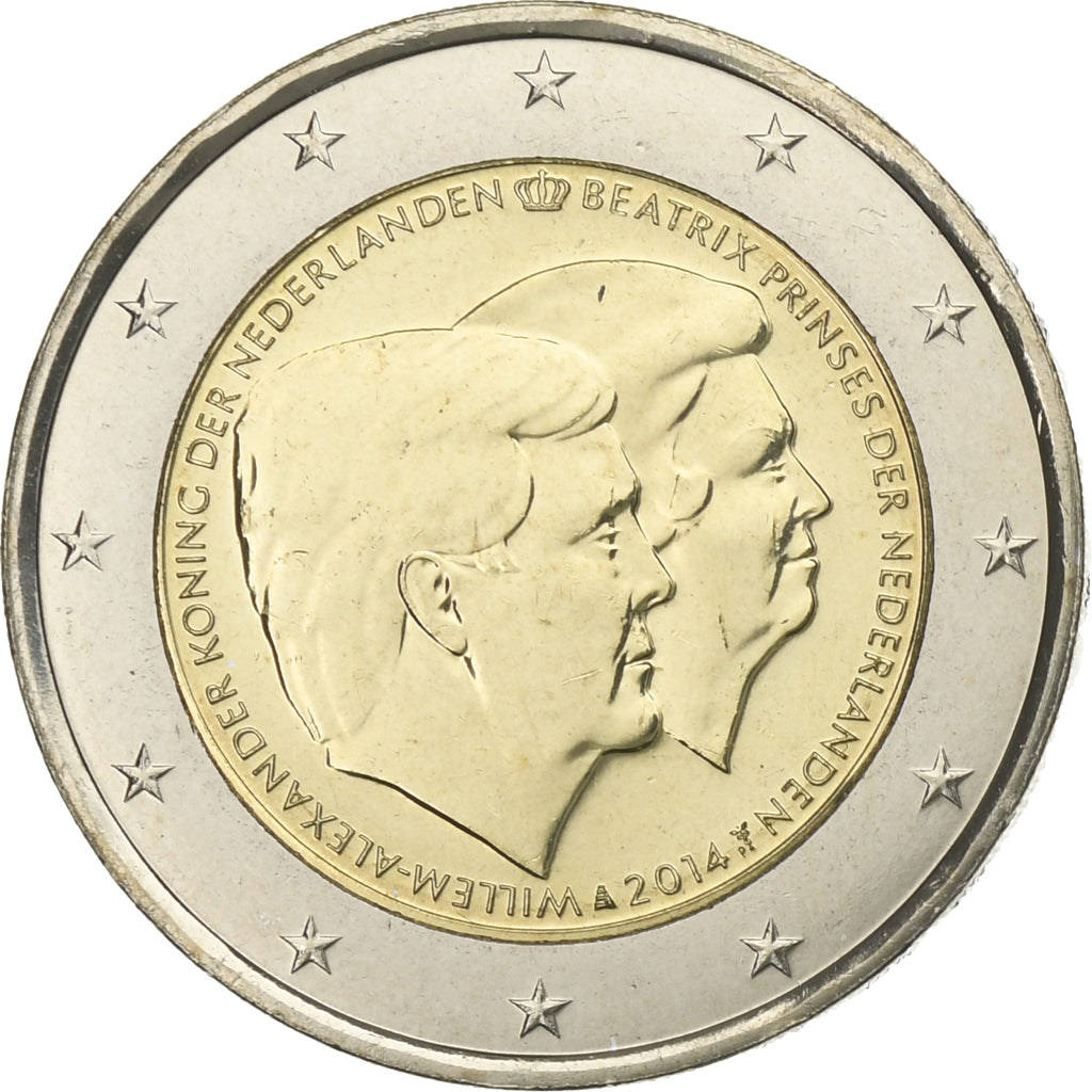 Nizozemí, 
  
  2 eura, 
  
  2014