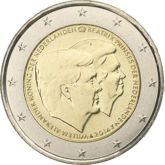 Nizozemí, 
  
  2 eura, 
  
  2014