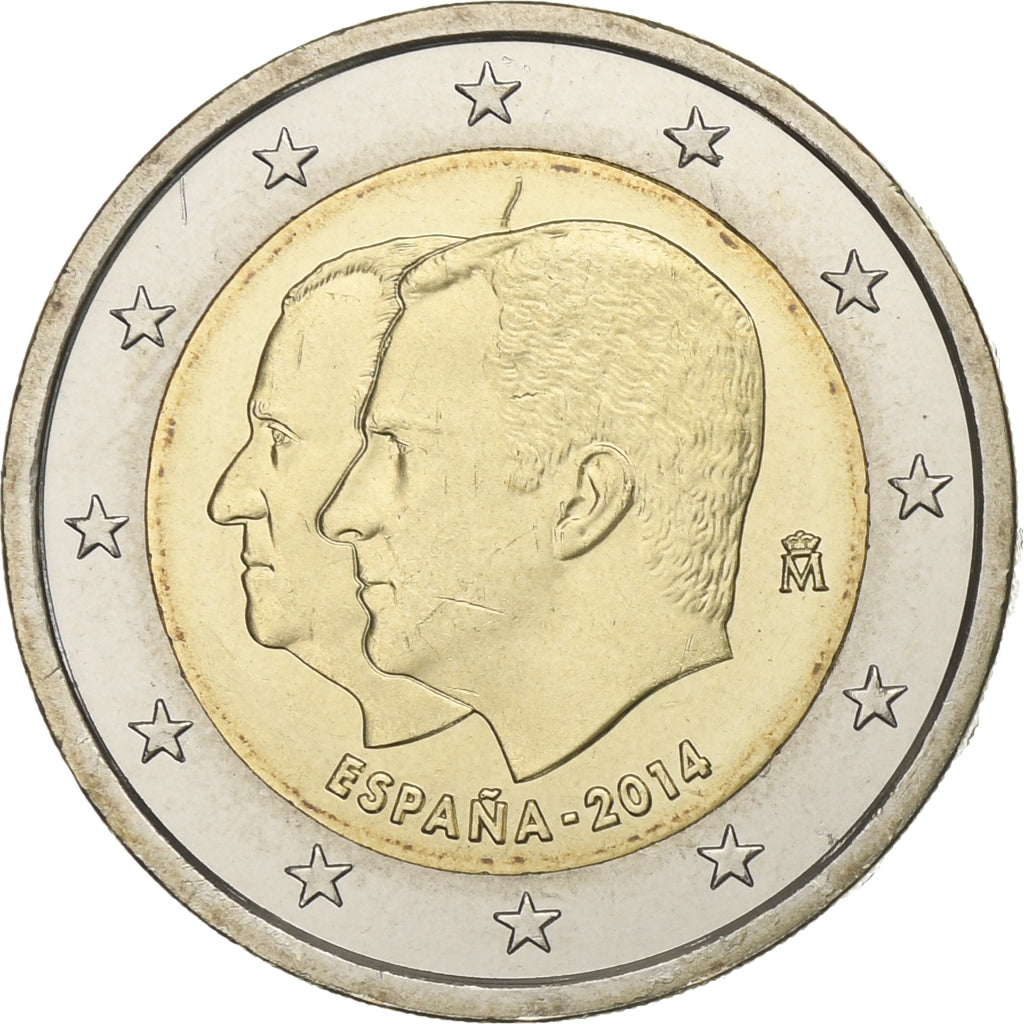 Španělsko, 
  
  2 eura, 
  
  Portréty