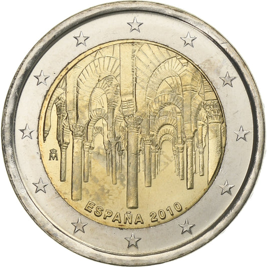 Španělsko, 
  
  2 eura, 
  
  2010