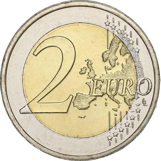 Lucembursko, 
  
  2 eura, 
  
  10 let euro