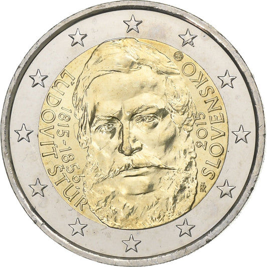 Slovensko, 
  
  2 eura, 
  
  2015