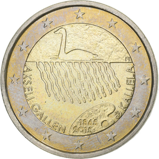 Finsko, 
  
  2 eura, 
  
  Akseli Gallen-Kallela