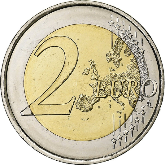Španělsko, 
  
  2 eura, 
  
  2015