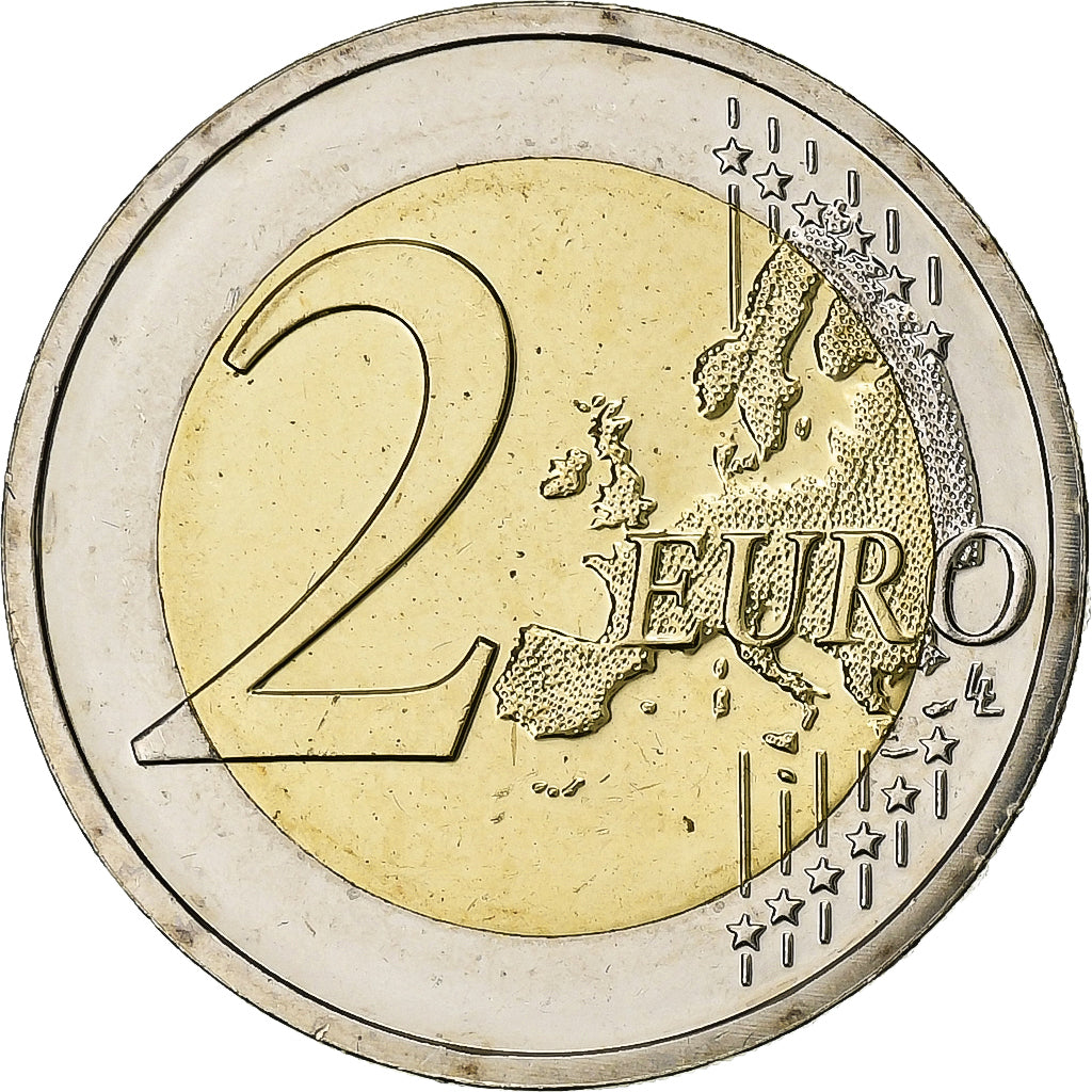 Nizozemí, 
  
  2 eura, 
  
  Drapeau européen