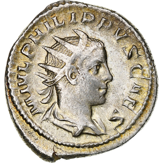 Filip II, 
  
  Antoninianus, 
  
  244-246