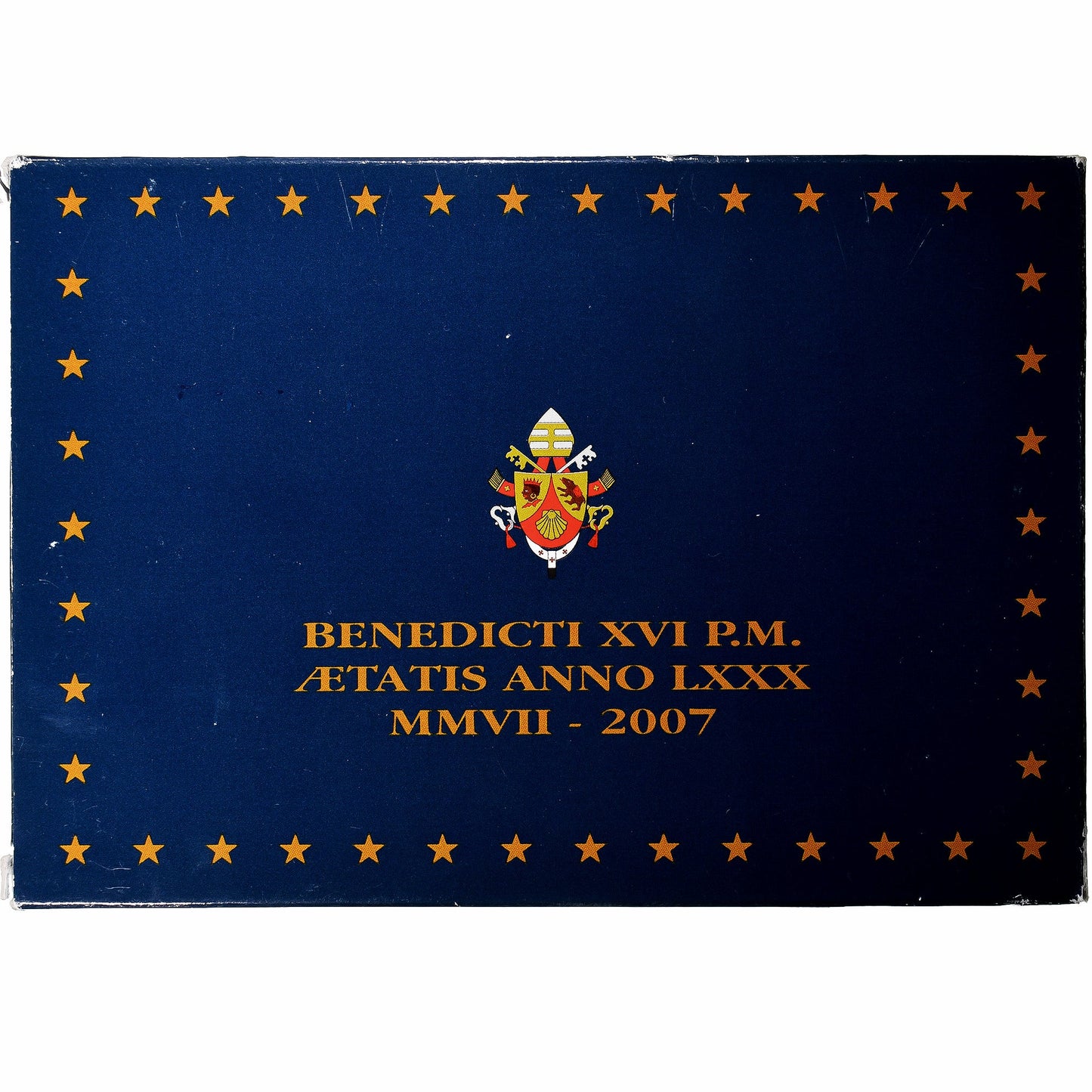 Vatikán, 
  
  Benedikt XVI., 
  
  Sada 1 ct. - 2 eura + medaile