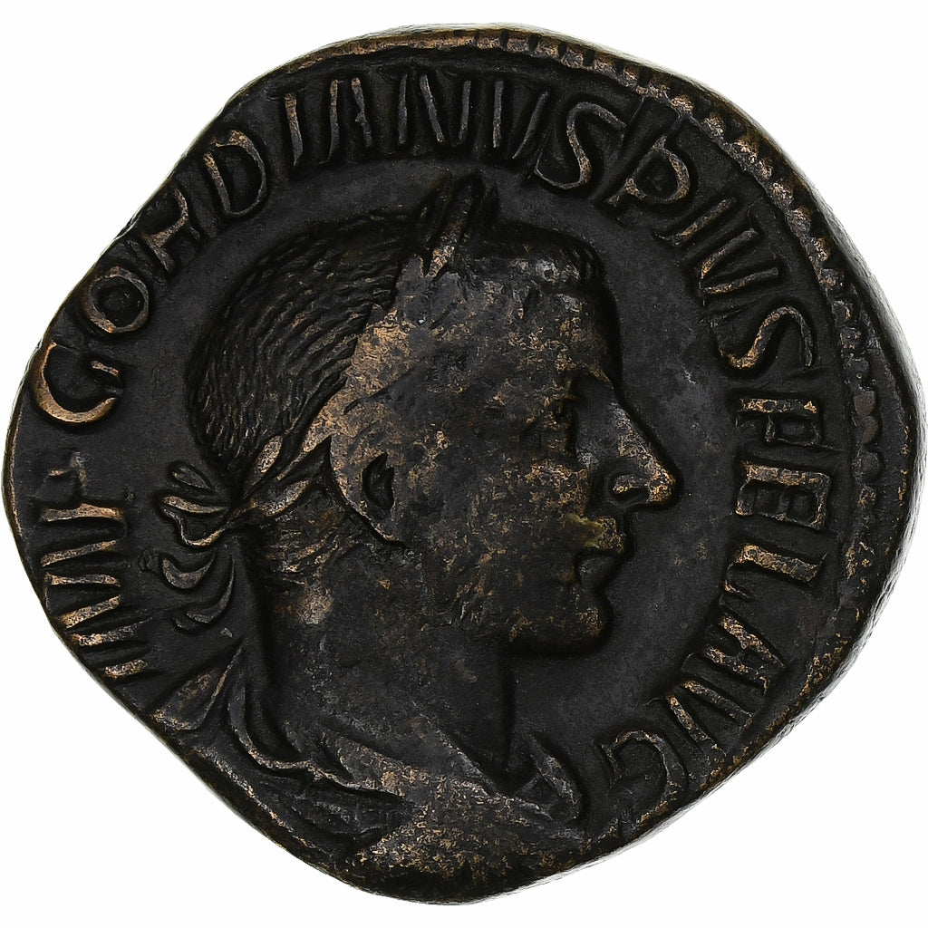 Gordian III, 
  
  Sestertius, 
  
  244
