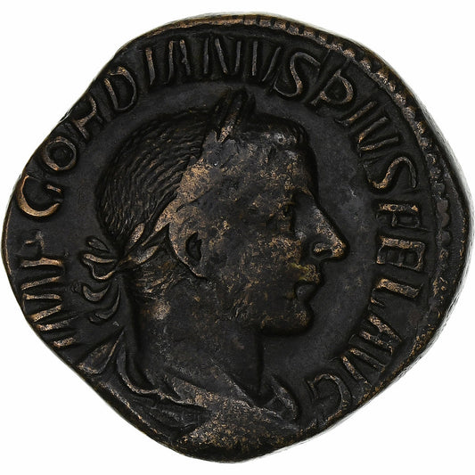 Gordian III, 
  
  Sestertius, 
  
  244