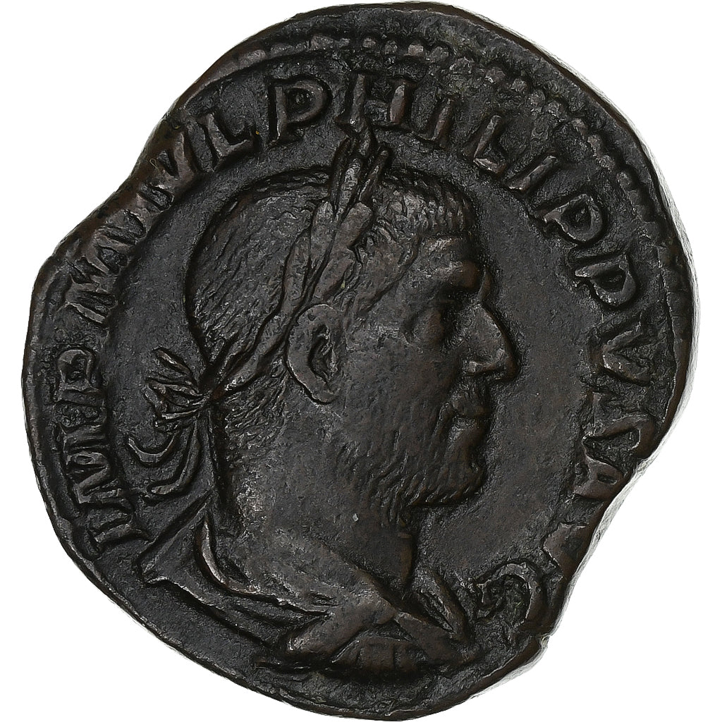 Filip I, 
  
  Sestertius, 
  
  244-249