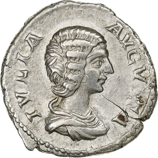 Julia Domna, 
  
  denár, 
  
  196-211