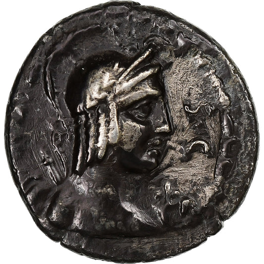 Plaetoria, 
  
  denár, 
  
  67 před naším letopočtem