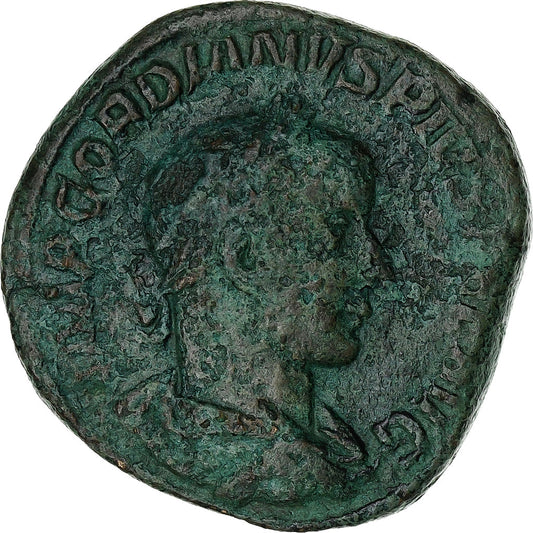 Gordian III, 
  
  Sestertius, 
  
  241-244