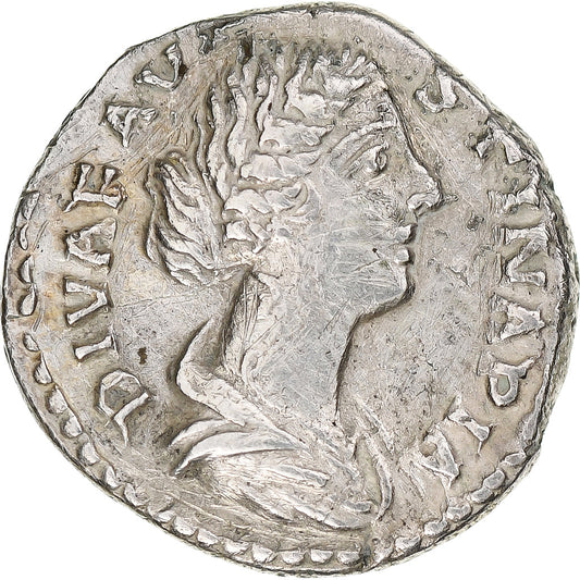 Diva Faustina II, 
  
  denár, 
  
  176-180