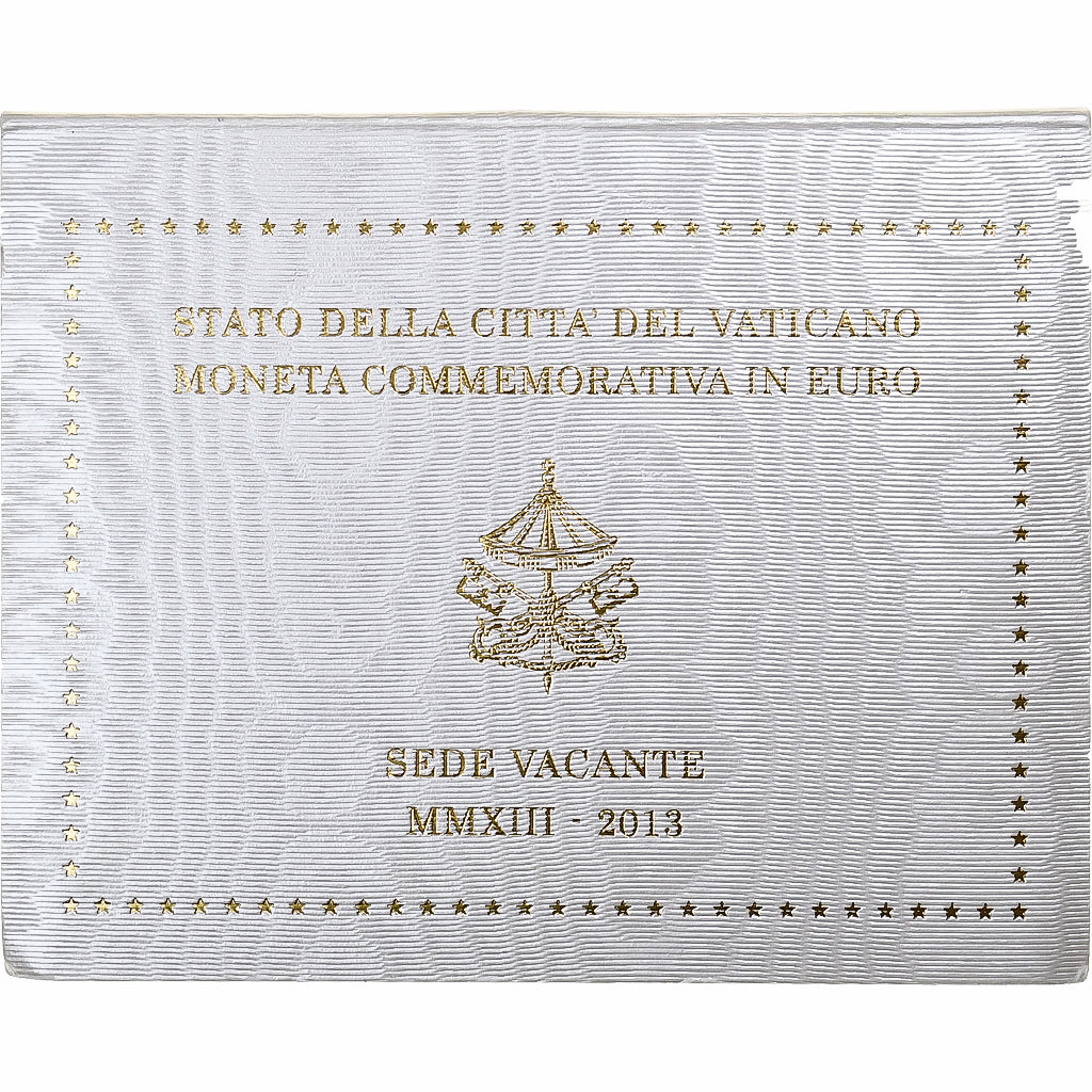 Vatikán, 
  
  Sede Vacante, 
  
  2 eura