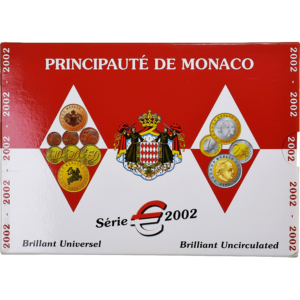 Monako, 
  
  Rainier III, 
  
  1 cent až 2 eura